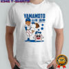 Yoshinobu Yamamoto Los Angeles Dodgers superstar cartoon shirt