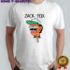 Zack Fox head bug-eyed logo shirt