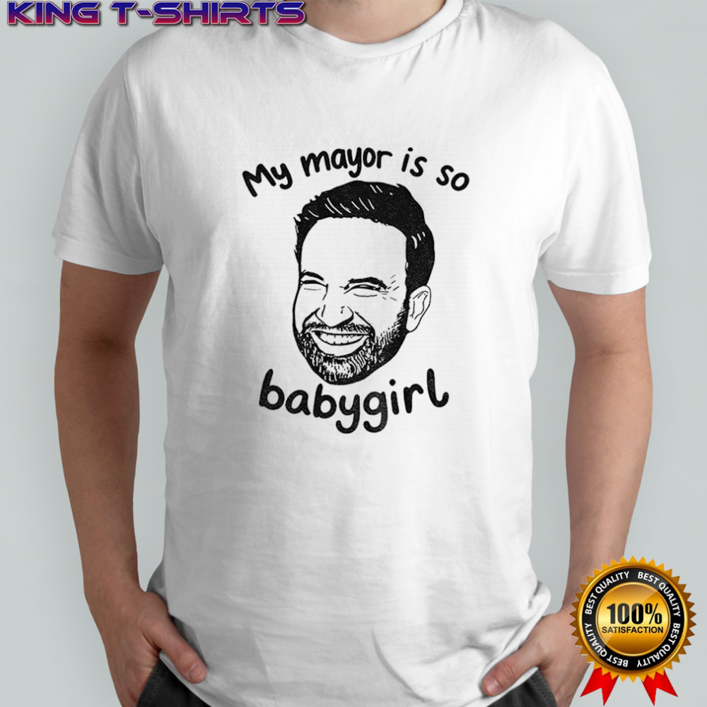 Zohran Mamdani big face smile my mayor is so babygirl shirt