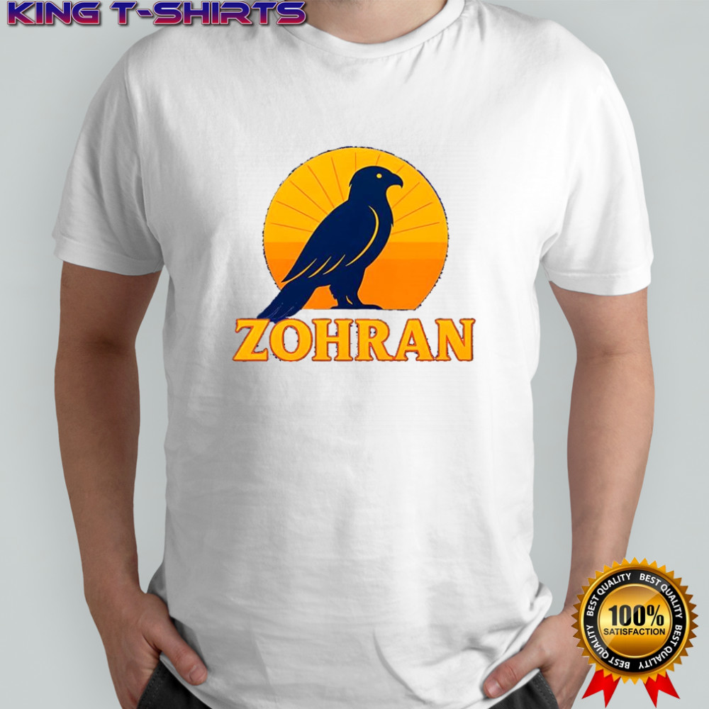 Zohran Mamdani New York City Muslim mayor bald eagle silhouette shirt