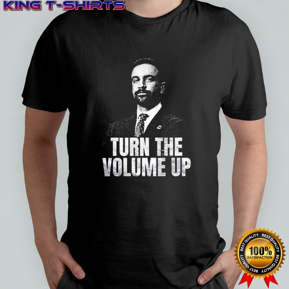 Zohran Mamdani NYC Turn The Volume Up 2025 NYC political shirt
