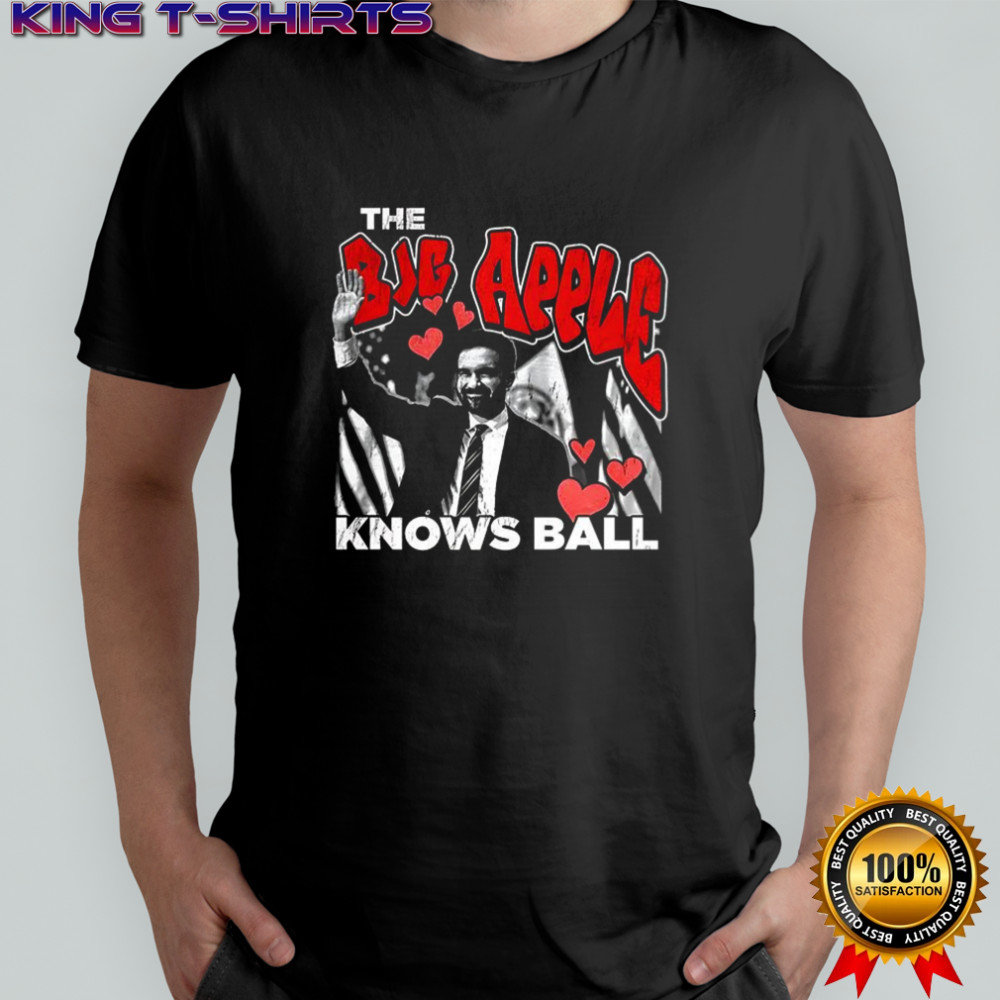 Zohran Mamdani The big apple knows ball shirt
