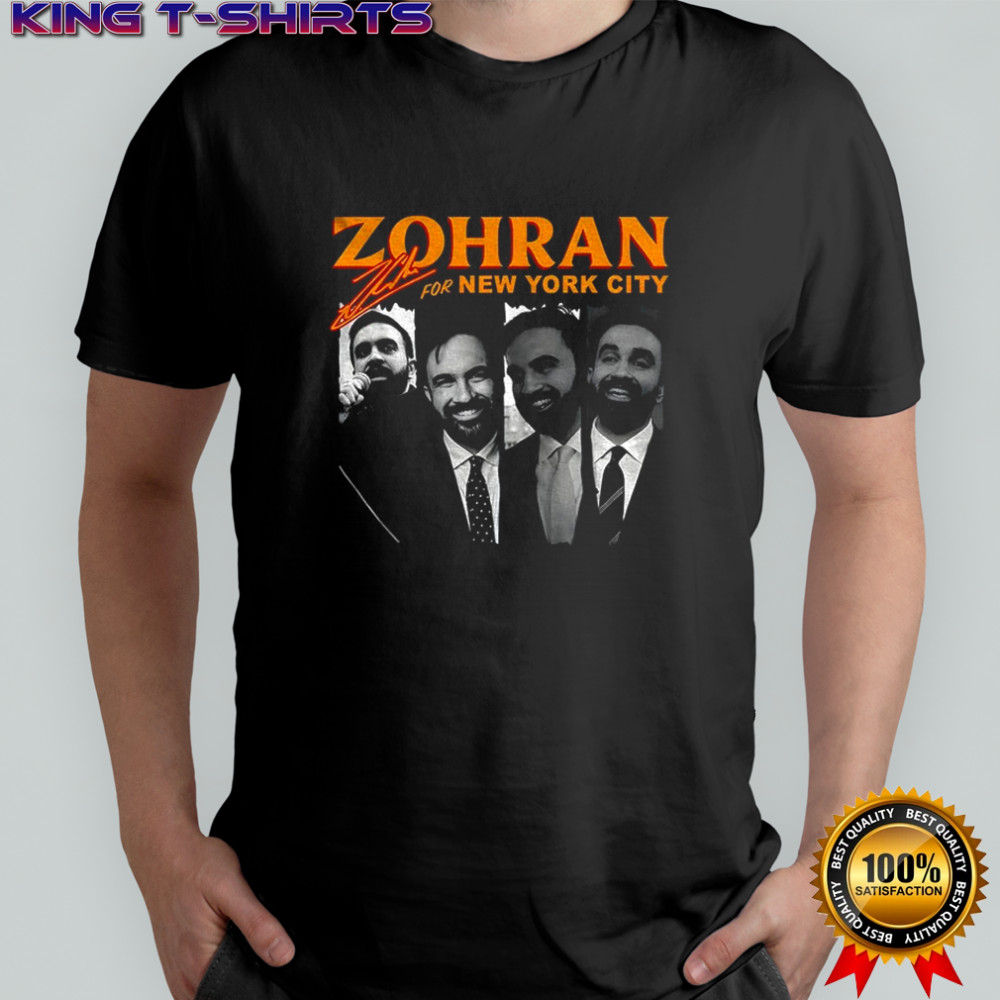 Zohran Mamdani Zohran for New York City 2025 Progressive Democrats signature shirt