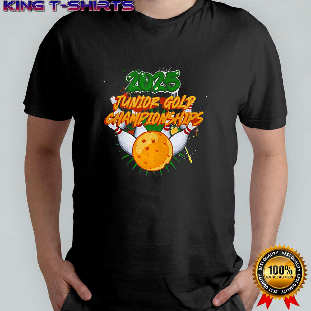 2025 Junior Gold Championships bowling graffiti shirt