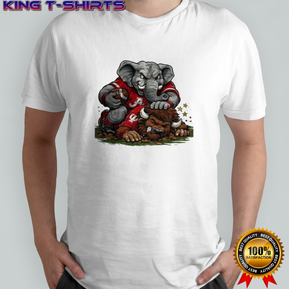 Alabama Crimson Tide beat Indiana Hoosiers Playoffs Retro Rivalries Football Artwork shirt