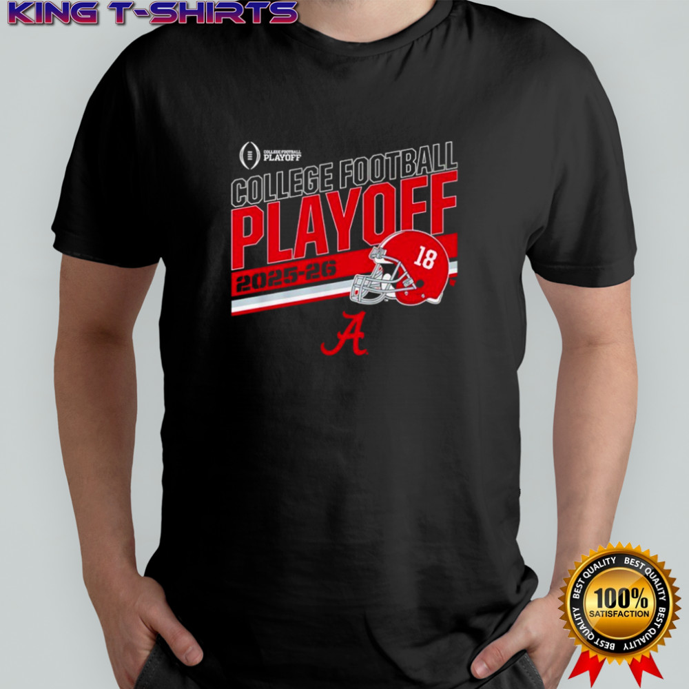 Alabama Crimson Tide Football2025 College Football Playoff Stripe shirt