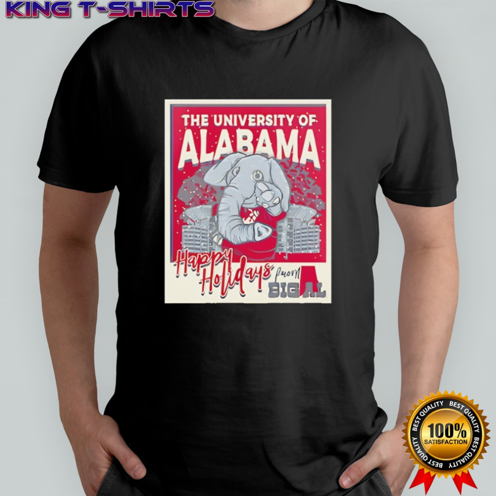 Alabama Crimson Tide Snowy Polaroid shirt