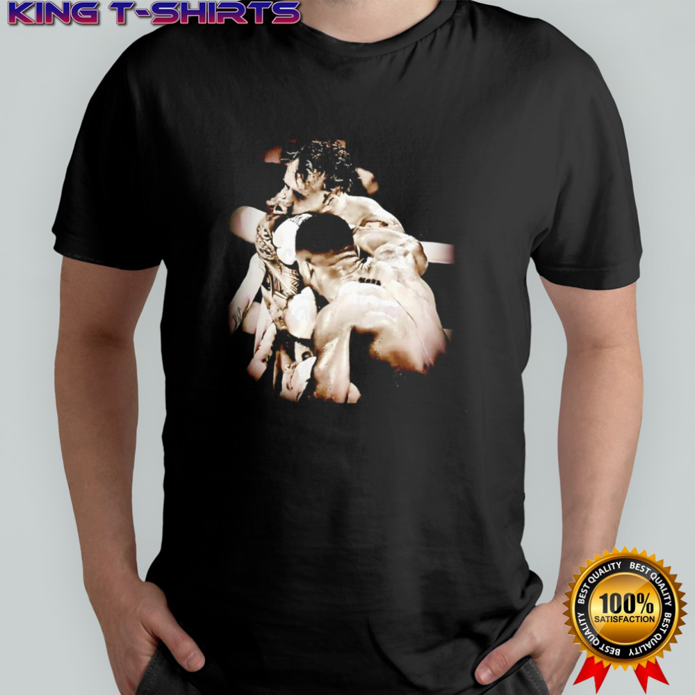 Anthony Joshua knocking out Jake Paul boxing match moment shirt