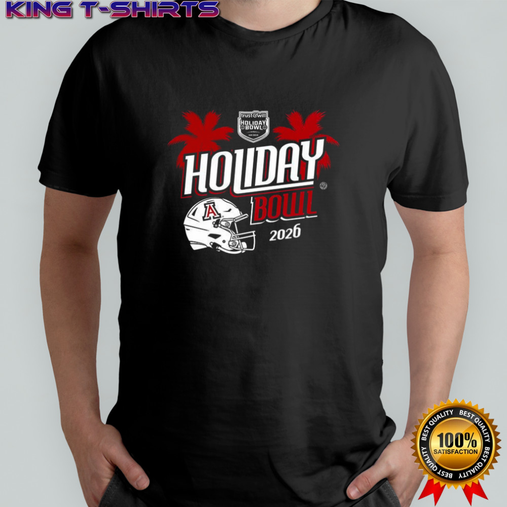 Arizona Wildcats 2025 Holiday Bowl helmet shirt