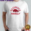 Arkansas Razorbacks football Razorback Family curved mascot shirt
