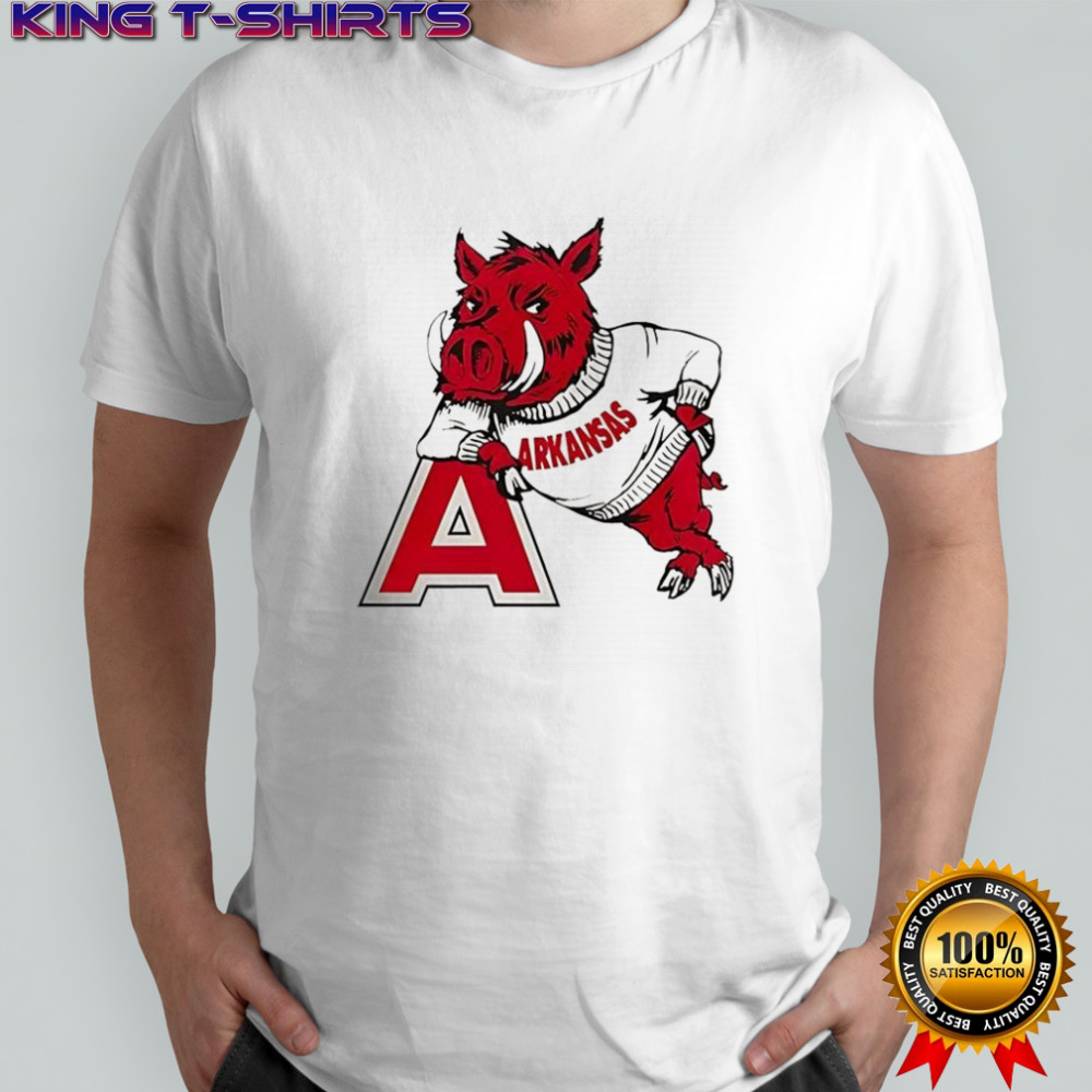 Arkansas Razorbacks football Razorback Family logo and mascot shirt