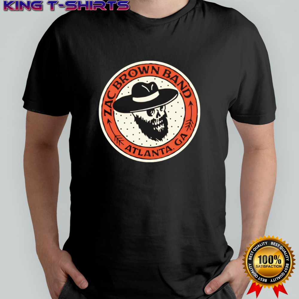 Atlanta Skull Zac Brown Band shirt