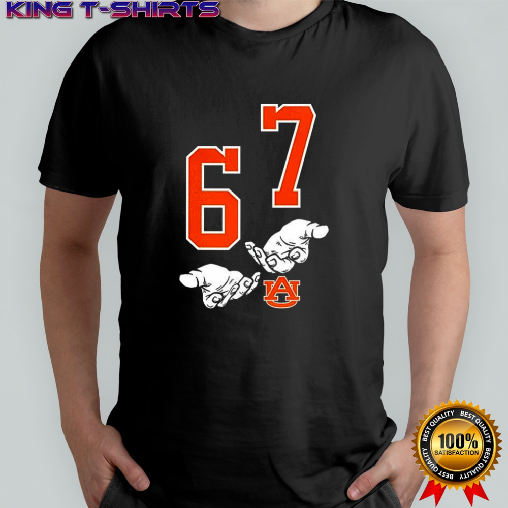 Auburn Tigers 67 hand shirt