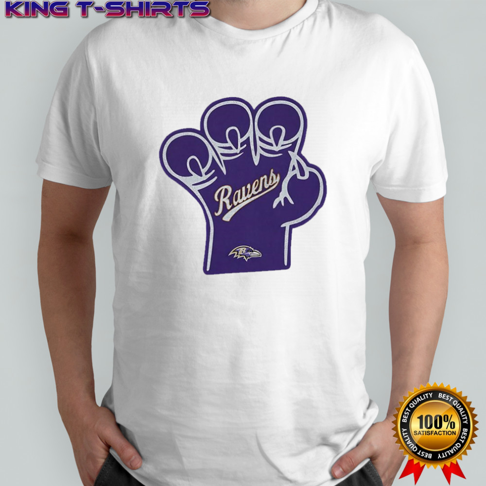 Baltimore Ravens football foam claw shirt