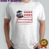 Barstool golf cart ball and club USA flag shirt