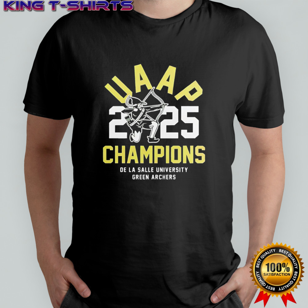 Basketball 2025 UAAP Champions De La Salle University Green Archers shirt