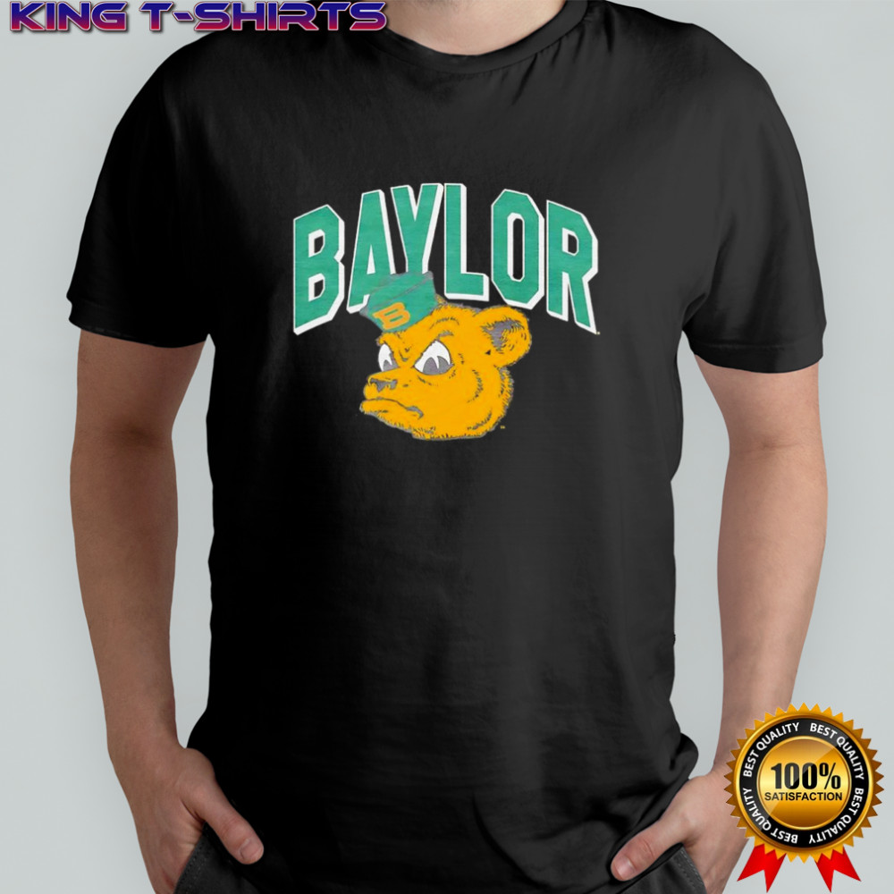 Baylor Bears football wordmark curved logo shirt