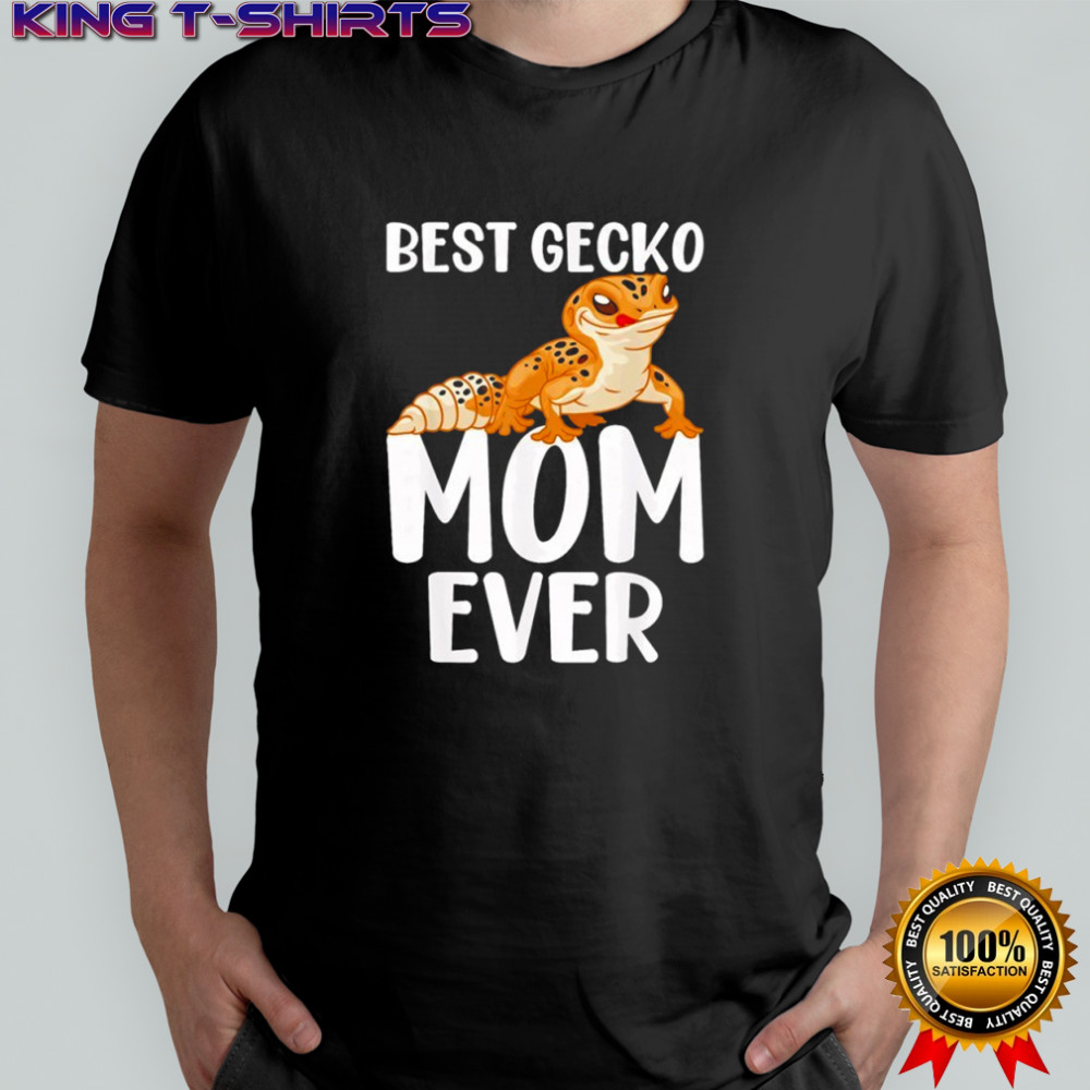 Best Gecko Mom Ever Leopard Lizard Reptile Shirt