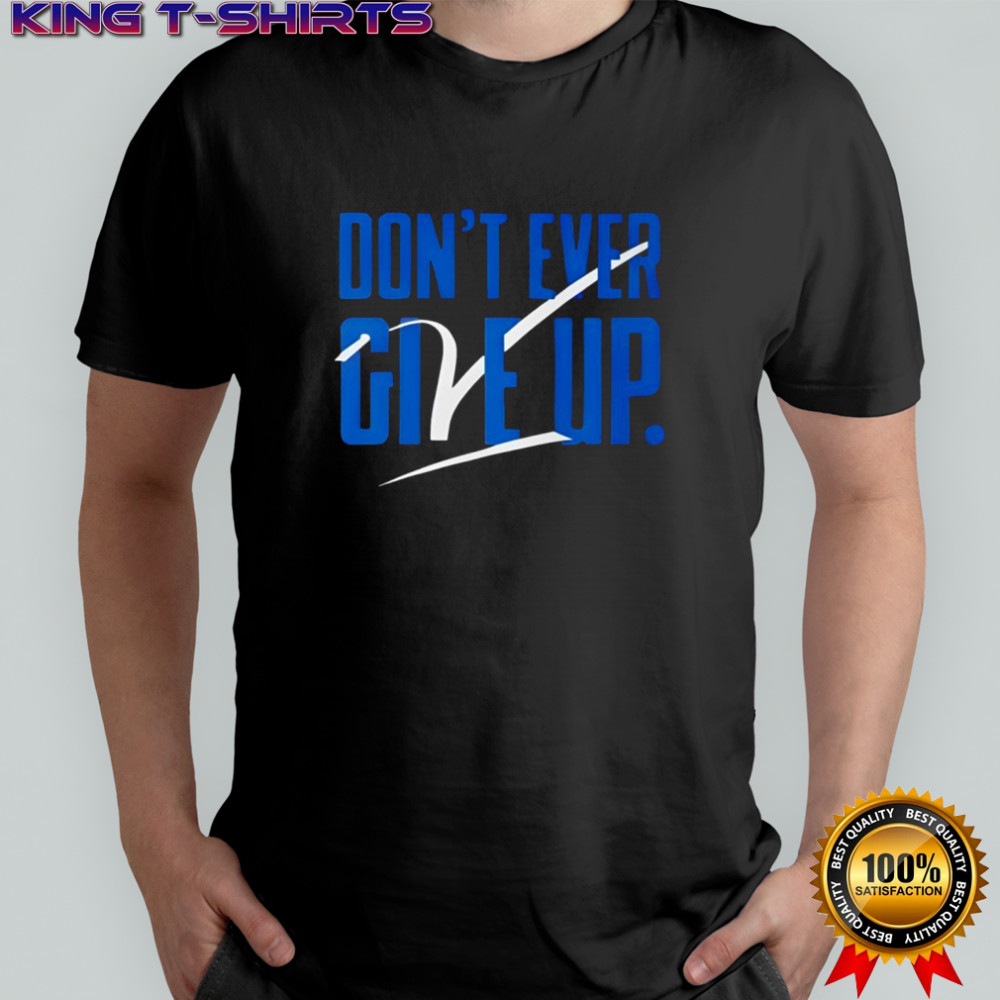 BYU Don’t Ever Give Up Shirt