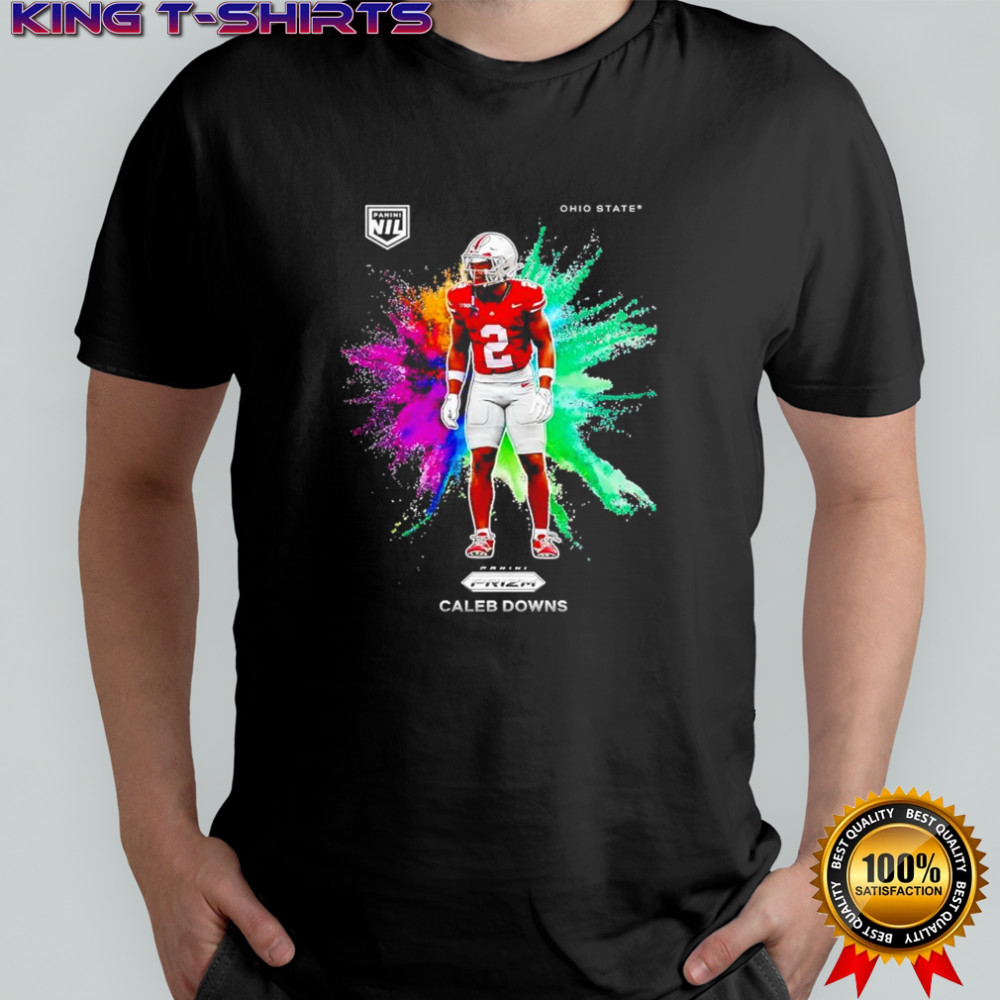 Caleb Downs Ohio State Buckeyes football colorful shirt