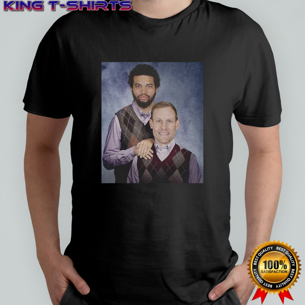 Caleb Williams Ben Johnson Football Chicago Step Bros shirt
