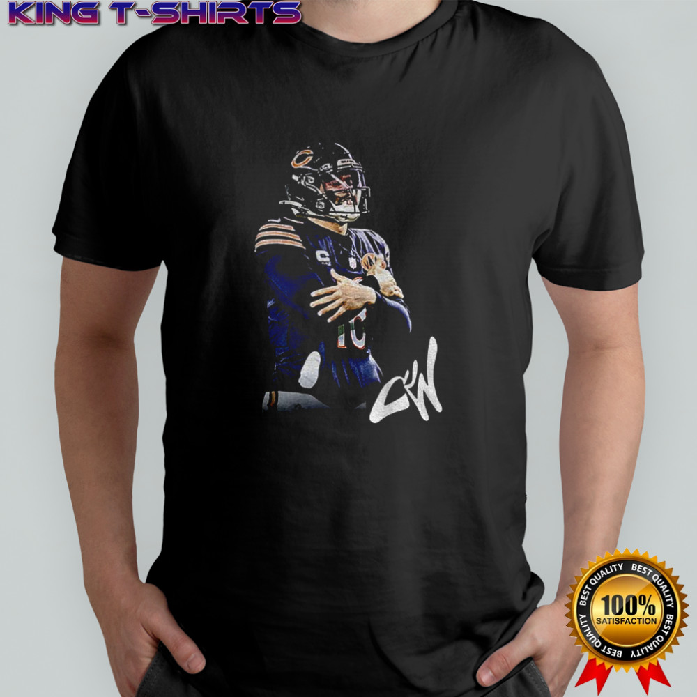 Caleb Williams The Iceman Chicago Bears Football NFL 22025 signature shirt
