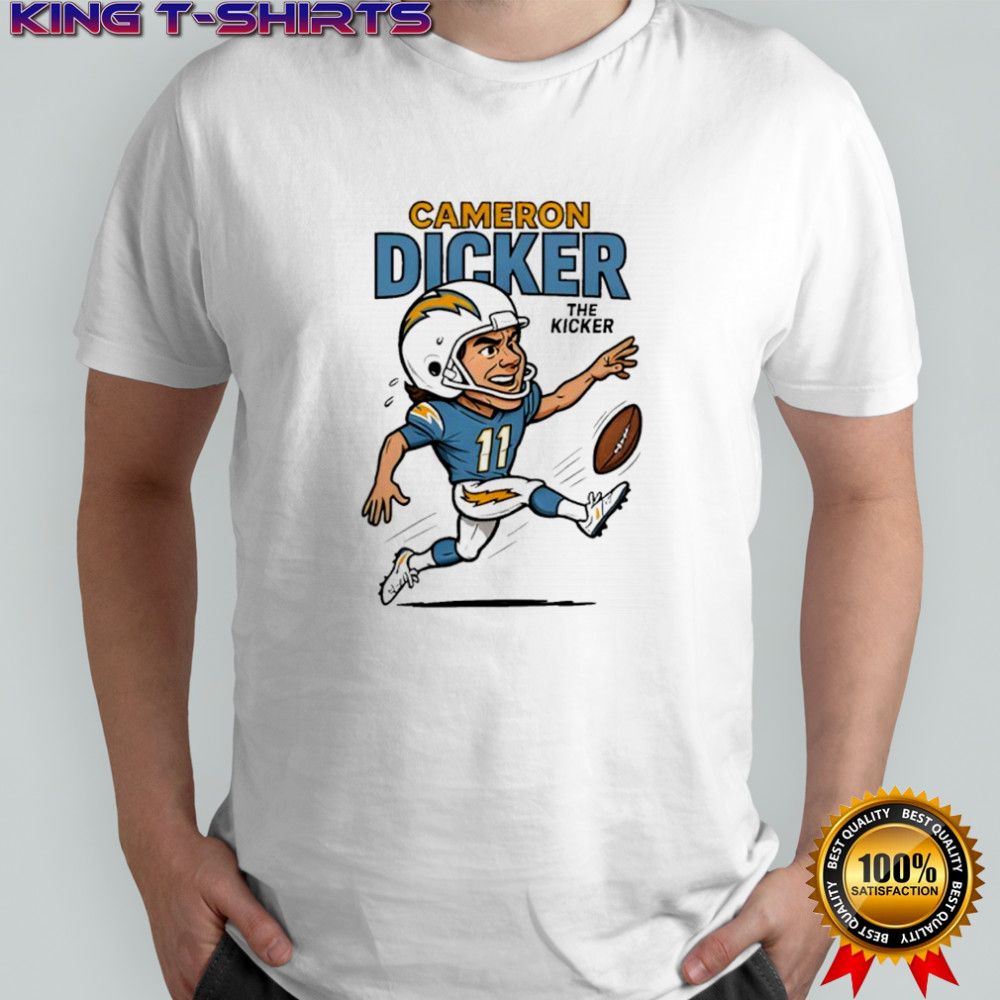 Cameron Dicker The Kicker vintage retro caricature shirt