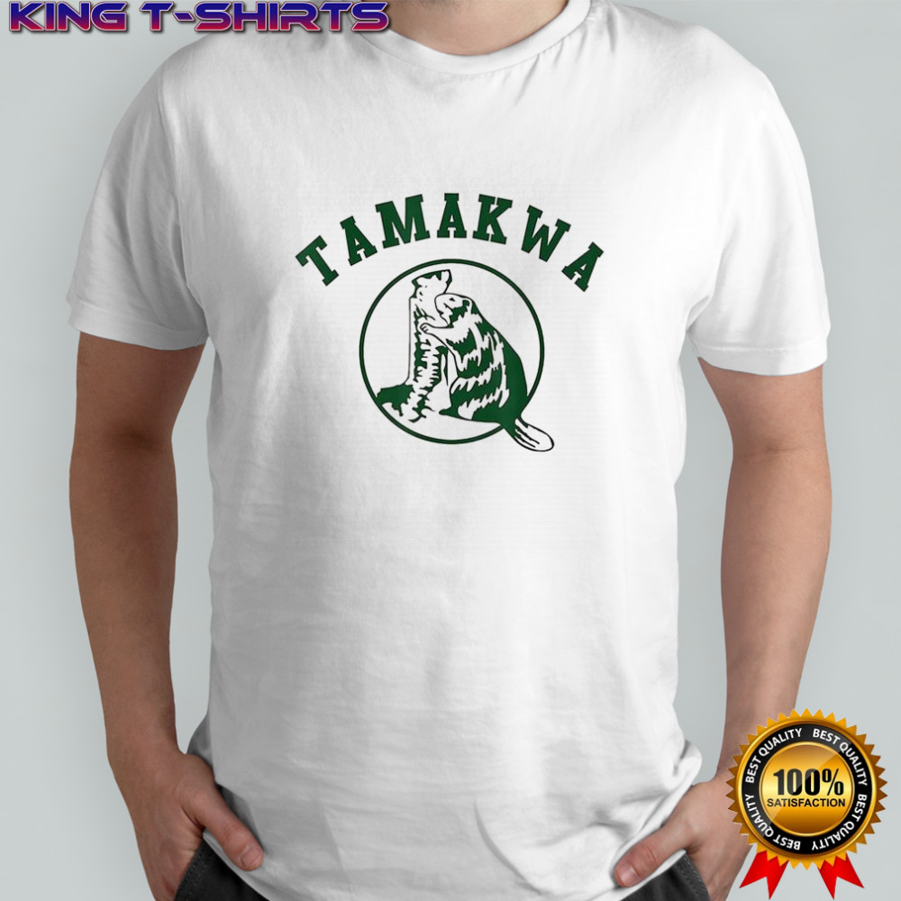 Camp Tamakwa beaver logo shirt