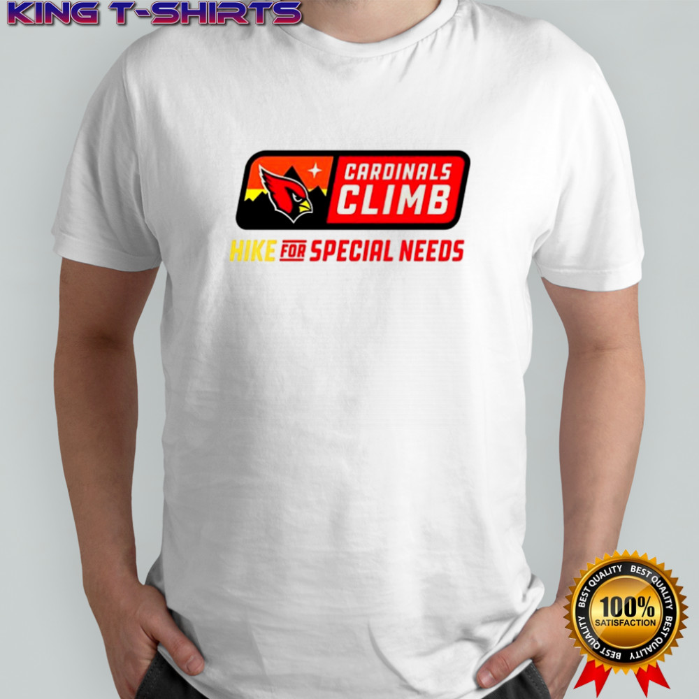 Cardinals Climb hike for special needs shirt