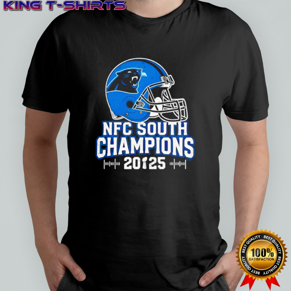 Carolina Panthers NFC South 2025 Champions Shirt