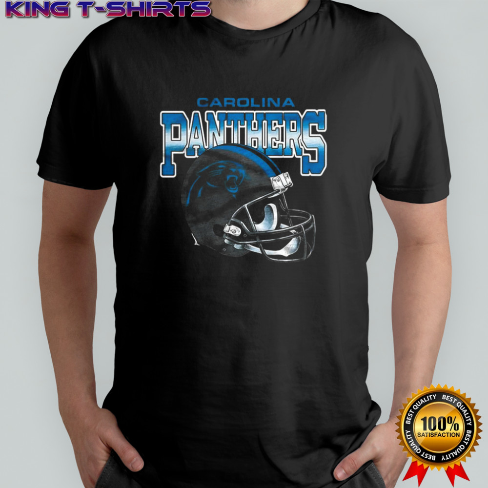 Carolina Panthers NFL logo Gradient helmet football lover shirt
