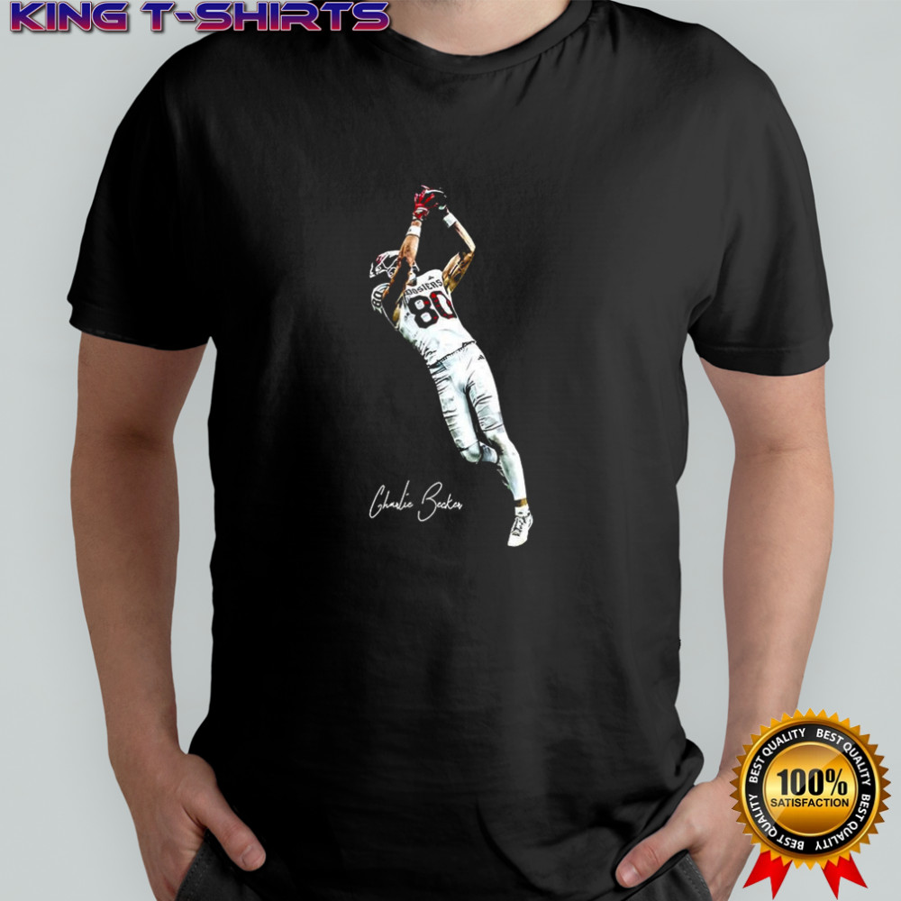 Charlie Becker Hoosiers Indiana football the catch signature shirt