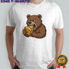 Chicago Bears football bear eating cheese shirt