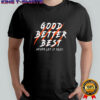 Chicago Bears football good better best never let it rest go Bear scratch shirt