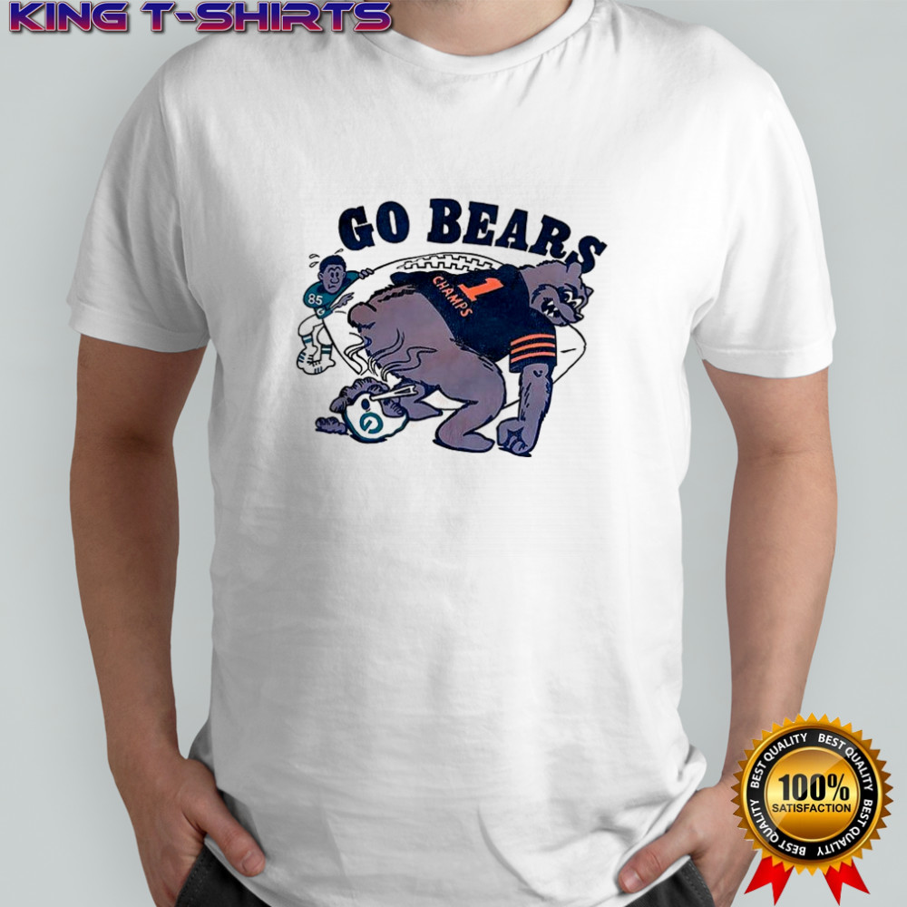 Chicago Bears vs Green Bay Packers Go Bears mascot shirt