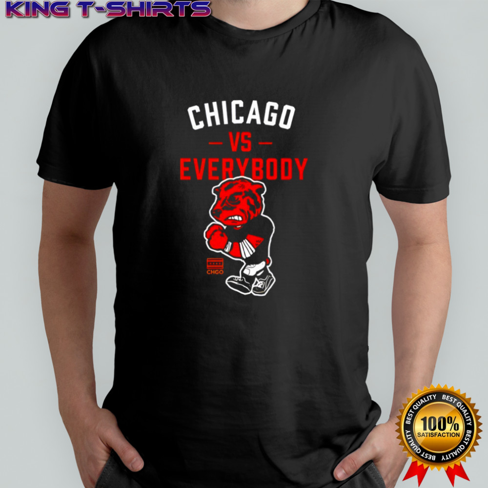 Chicago vs Everybody mascot graphic shirt
