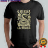 Chinga La Migra Snake graphic shirt
