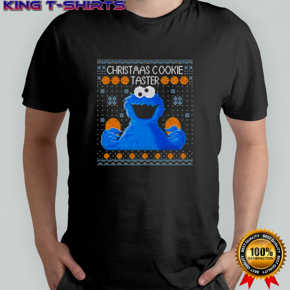 Christmas Cookie Taster monster ugly Christmas shirt
