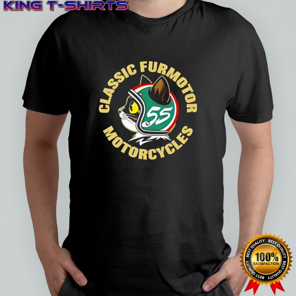 Classic Furmotor Motorcycles Retro Cat shirt