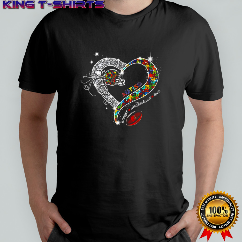 Cleveland Browns Diamond Autism accept understand love shirt