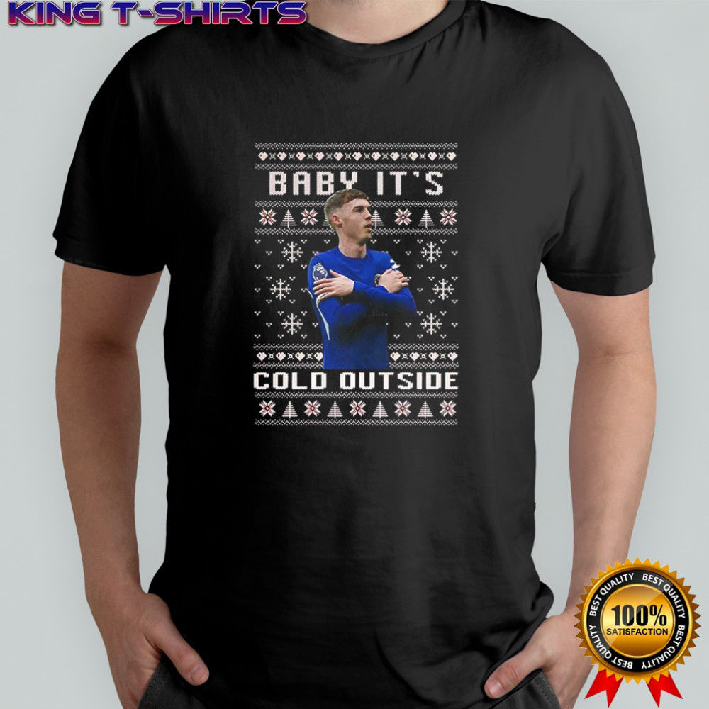 Cole Palmer Chelsea football Baby it’s Cold outside ugly Christmas shirt