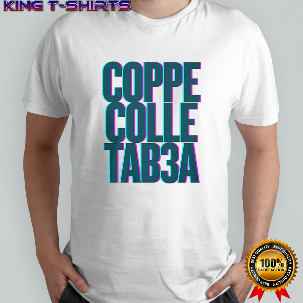 Coppe Colle Tab3a 3d letter shirt