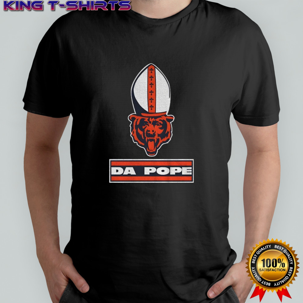 Da Pope Chicago Bears parody NFL Football 2025 shirt