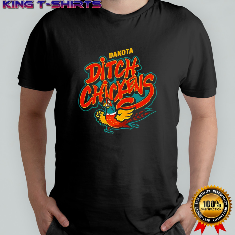 Dakota Ditch Chickens cartoon shirt