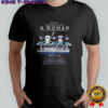 Dallas Cowboys never underestimate a woman who loves Cowboys player signature skyline shirt