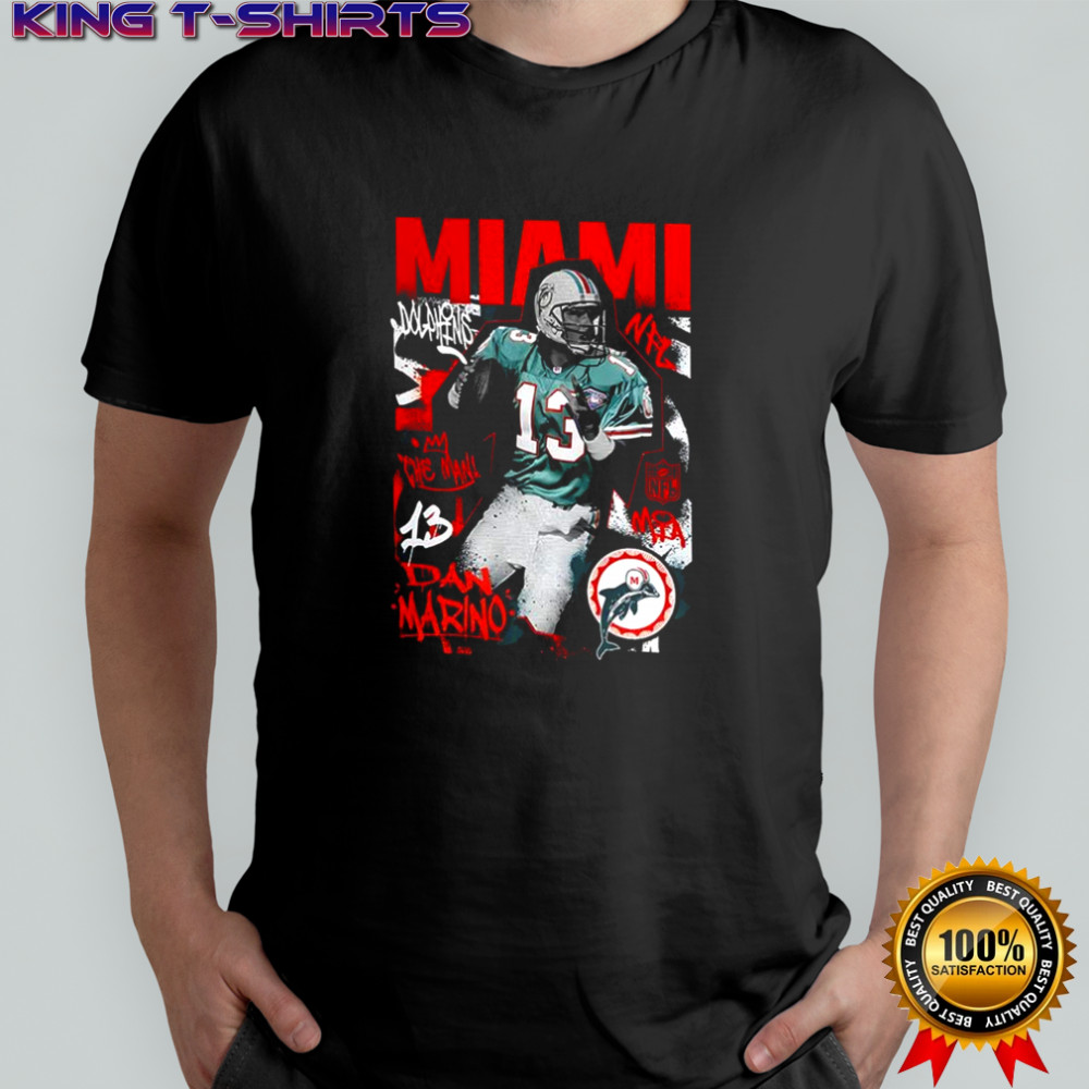 Dan Marino Miami Dolphins NFL star player shirt