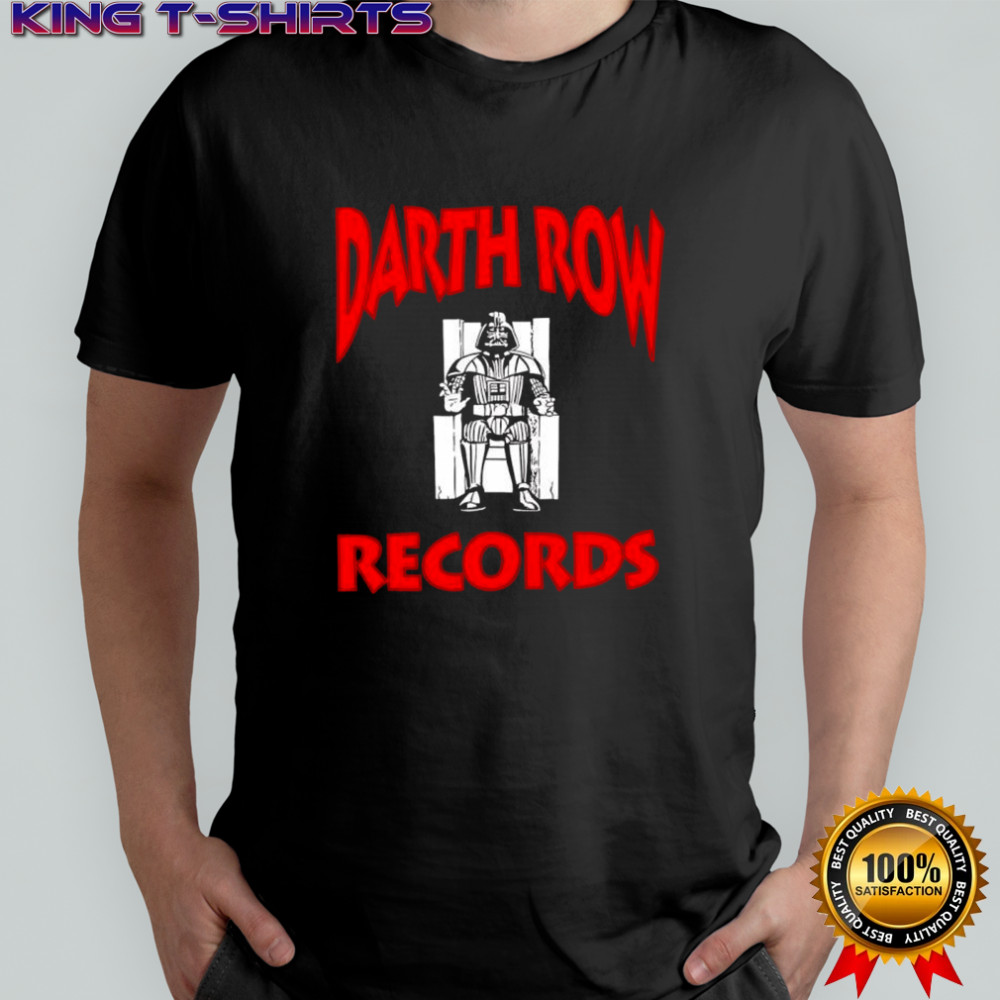 Darth Row Records graphic shirt