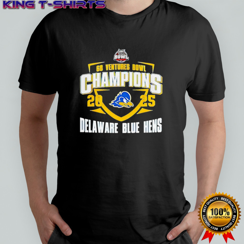 Delaware Blue Hens 2025 68 Ventures Bowl Champions mascot shirt