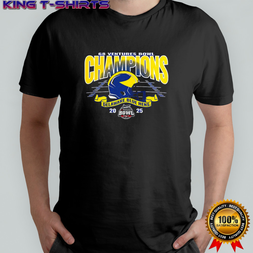 Delaware Fightin’ Blue Hens 68 Ventures Bowl Champions 2025 shirt