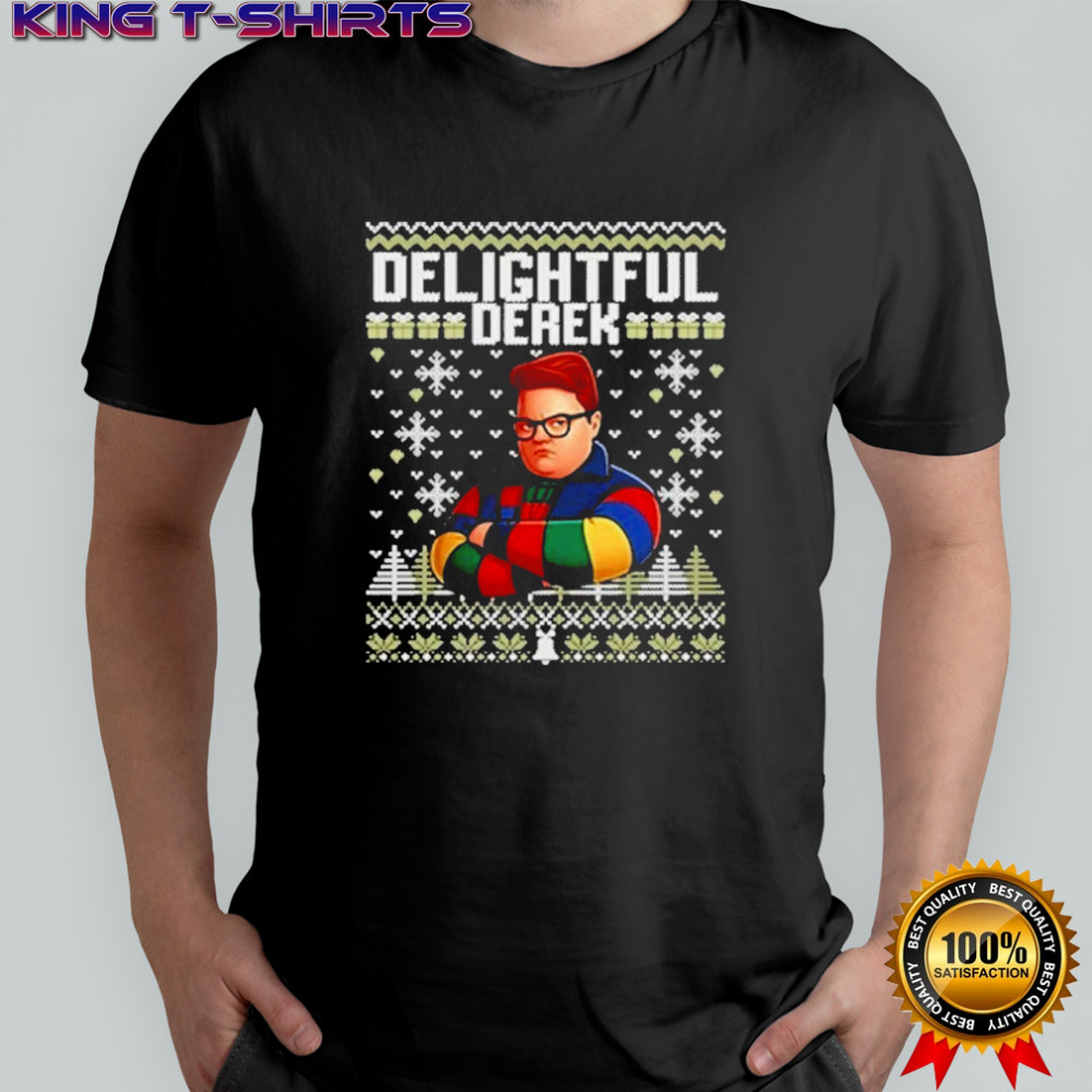 Delightful Derek Ugly Christmas T-Shirt
